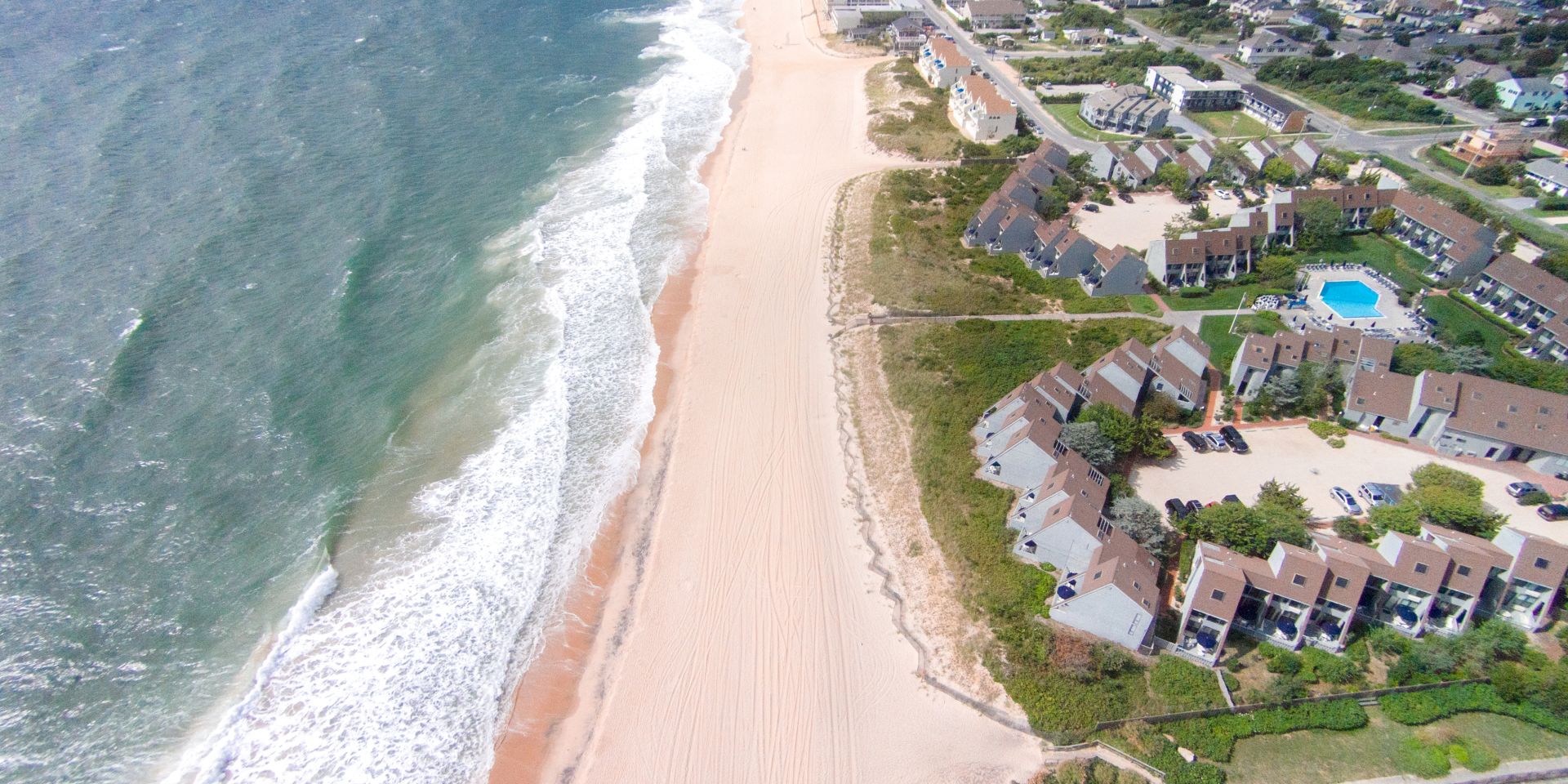 An Aerial View Of A Beach
